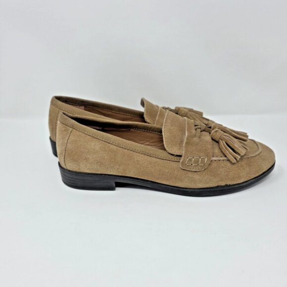 GH Bass & Co Flex Step Noelle Suede Leather Loafer Womens Size 6.5 M Preppy - Picture 13 of 15